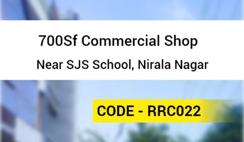 700Sf Commercial Shop Near SJS School, Nirala Nagar
