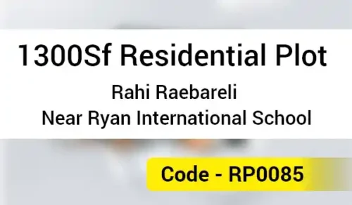 1300sf Residential Plot Rahi Raebareli Near Ryan International School