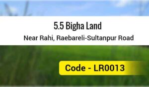 5.5 Bigha Land Near Rahi, Raebareli-Sultanpur Road