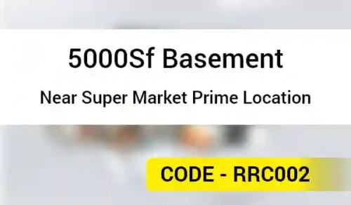 5000Sf Basement Near Super Market Prime Location