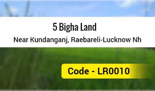 5 Bigha Land Near Kundanganj, Raebareli-Lucknow Nh