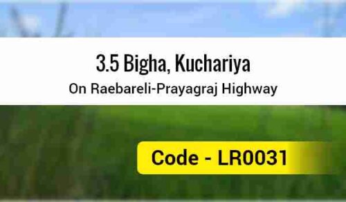 3.5 Bigha, Kuchariya On Raebareli-Prayagraj Highway