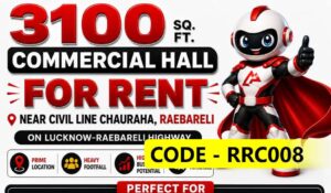 Commercial Hall For Rent Near Civil Line Raebareli