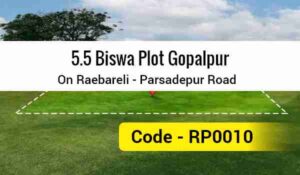 5.5 Biswa Plot Gopalpur, Raebareli - Parsadepur Road