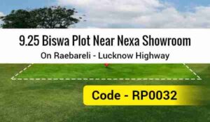 9.25 Biswa Plot Near Nexa Showroom On Raebareli - Lucknow Highway