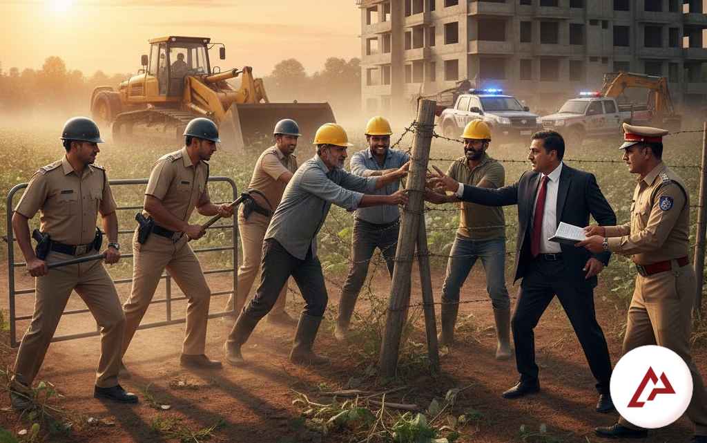 जमीन पर अवैध कब्जे में यदि पुलिस विरोधी का साथ दे तो मालिक की शक्तियां What Can a Property Owner Do If Police Support Illegal Occupiers